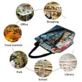 thumbnail image 6 of Pofeuu Whimsical Goat Artist Print Women Fashion Shoulder Handbags Top Handle Satchel Bags Tote Shoulder Shopping Bag Stylish Canvas Tote Bag, 6 of 6
