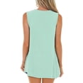 thumbnail image 4 of Babysbule Womens Tank Tops Fashion Women's Summer V-Neck Casual Solid Tank Tops Sleeveless Blouse, 4 of 7