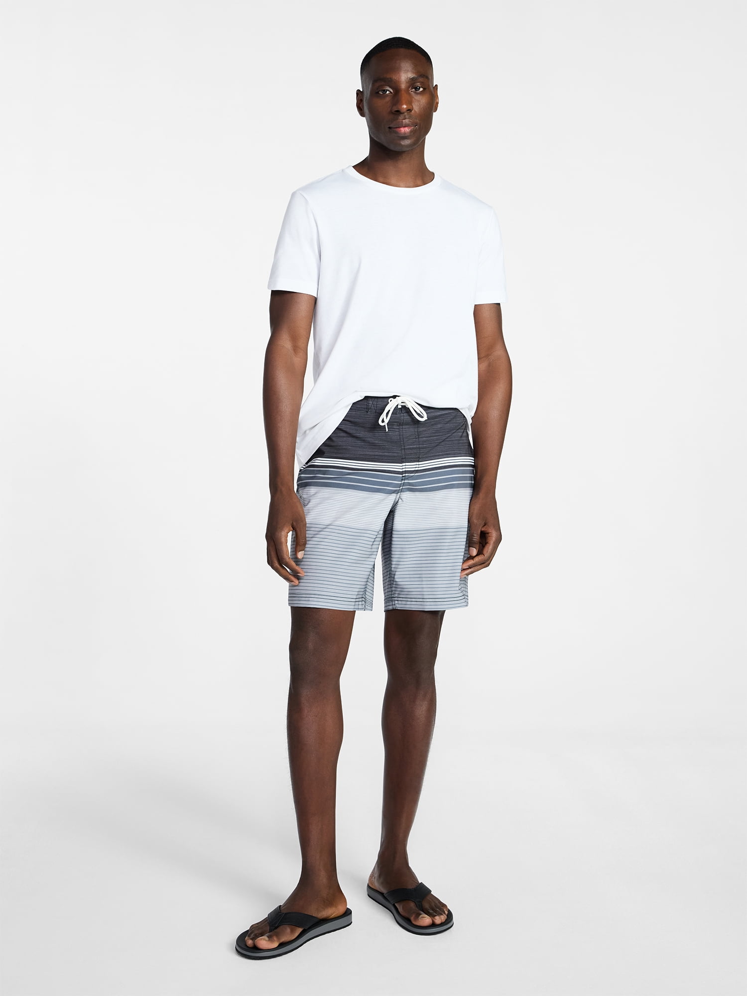 George Men's and Big Men's E-Board Swim Trunks with UPF 50+, 9" Inseam, Sizes S-3XL