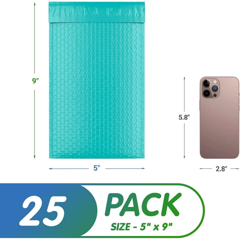 Famagic 19x24 Inch Poly Mailers - 50 Pack Mint Green Shipping Bags, Waterproof & Self-Seal For Ecommerce
