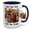 Navy, variant on Custom Mug with Picture, Personalized Add Your Custom Text and Photo Coffee Mug White Ceramic 15 Oz, Customizable Birthday Christmas Gift for Him, Her, Husband, Wife, Men, Women