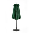 thumbnail image 3 of 14.8 Ft Double Sided Outdoor Umbrella,Rectangular Large Patio Umbrella with 12 Steel Ribs and Crank ,Beach Umbrella for Pool, Lawn,Garden,Patio and Deck(No Base Included),Dark Green, 3 of 7
