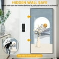 thumbnail image 6 of 53.15" In Wall Gun Safe, Wall Safe Between the Studs, Biometric Hidden Gun Safes for Pistols, Gun Cabinets for Shotguns with Gun Rack and Adjustable Shelves(White-Fingerprint), 6 of 8