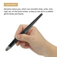 thumbnail image 3 of Unique Bargains Stylus Pens for All Capacitive Touch Screens 2 in 1 Fine Point Disc & Fiber Tips Universal Capacitive Pen, Black, 3 of 7