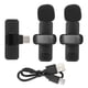 thumbnail image 2 of Micrófono Lavalier inalámbrico ANGGREK con Clip sincronización automática Plug and Play 1 para 2 Mini para entrevista, 2 of 8