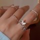 thumbnail image 1 of Conjuntos de anillos geométricos bohemios, estrella de cristal, Luna, flor, mariposa, constelación, conjunto de anillos para nudillos, joyería de moda para mujer Tan Jianjun  unisex, 1 of 2