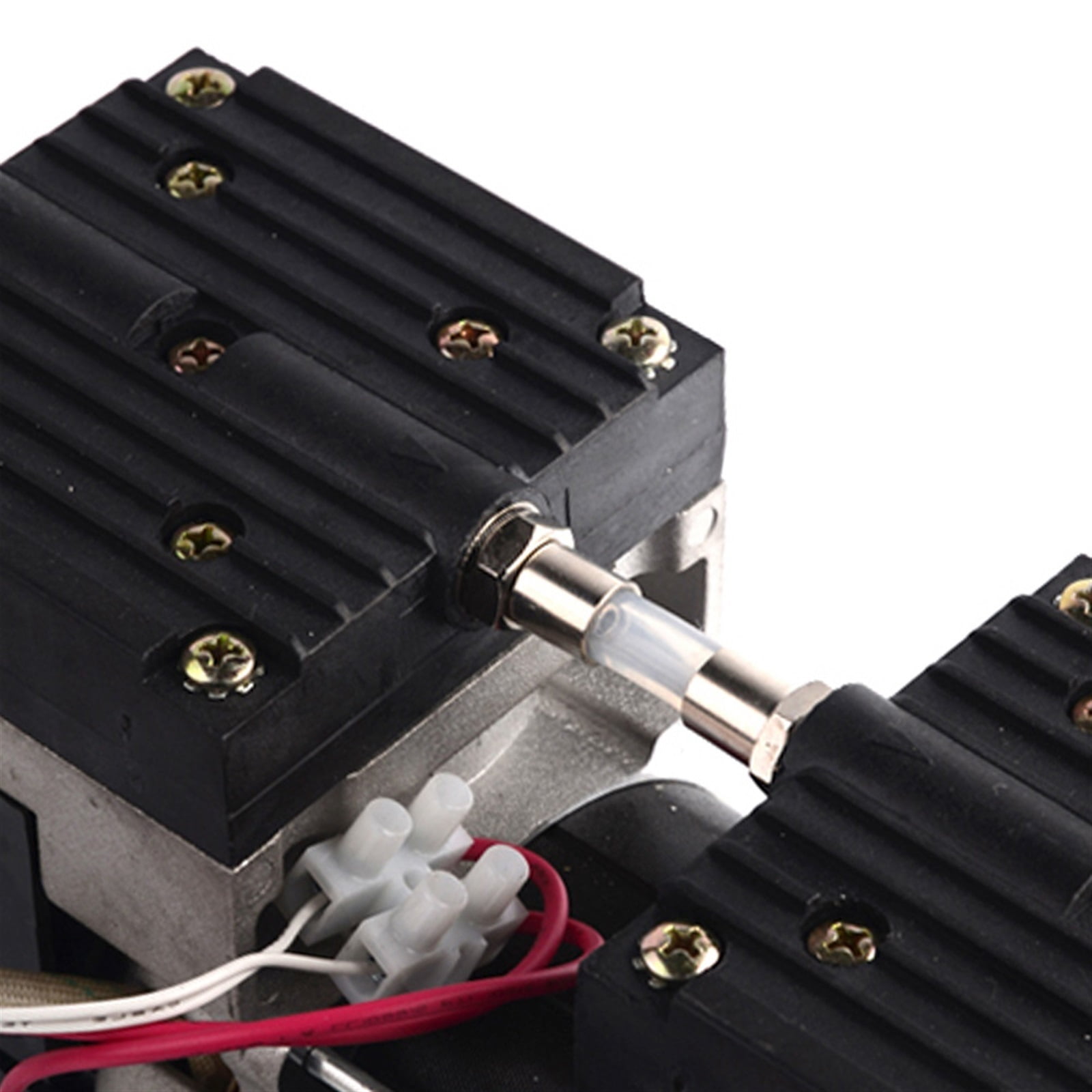 Micro Vacuum Pump Double Head Oilless Diaphragm Vacuum Pump 100W 60HZ 24L/MIN 30L/MIN For Medical Special ,Simple to Hookup