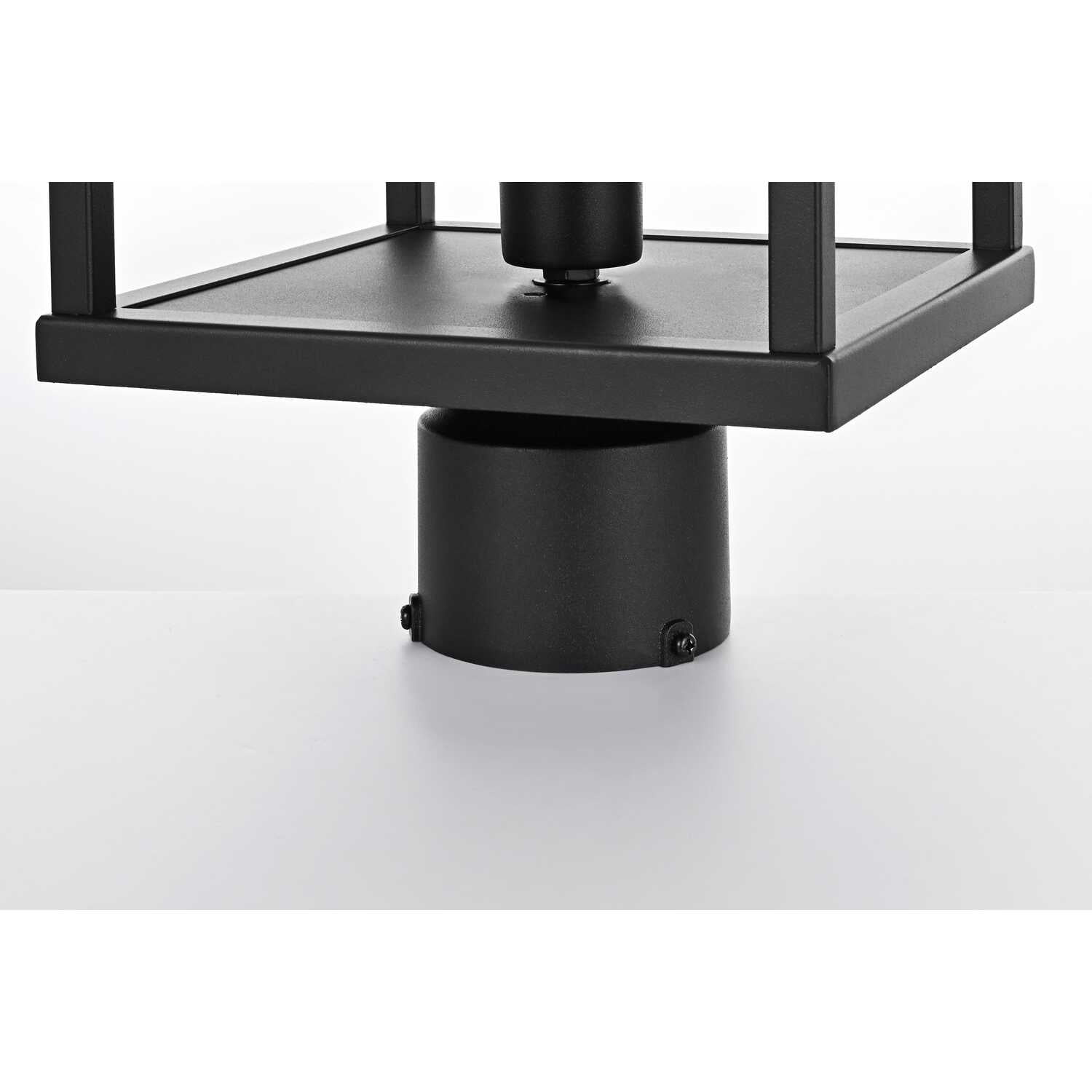 Elegant Lighting Zora 21" Outdoor Post Light in Black