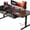 Black, variant on HLDIRECT Electric Standing Desk with 2 Drawers & Power Outlets & USB Ports, 47×31.5 inches Height Adjustable Desk with Storage, Sit Stand up Desk for Home Office, Black
