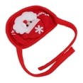 thumbnail image 4 of Toalla de saliva para mascotas navideñas Toalla de saliva para mascotas para perros y gatos navideños Accesorios de ropaRojo, 4 of 14
