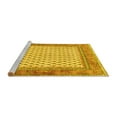thumbnail image 2 of Ahgly Company Machine Washable Indoor Rectangle Persian Yellow Traditional Area Rugs, 8' x 12', 2 of 4