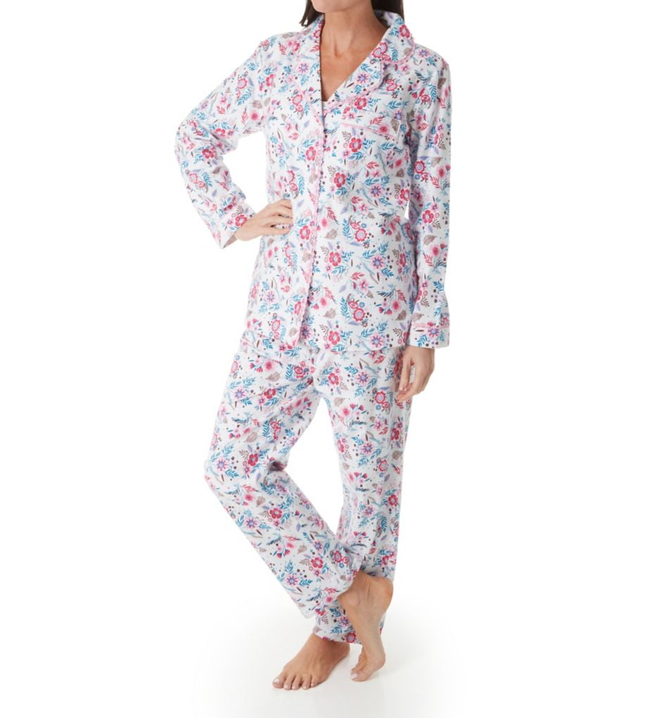 New 100% Cotton Women's Paisley Flannel PJ's Blue or Pink X 2X 3X New 100% Cotton Women's Paisley Flannel PJ's Blue or Pink X 2X 3X
