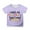 Purple, variant on Little Girls Short Sleeve Tops Casual Cartoon Print Tees Crewneck Shirts Clothes Purple Size 6-7T