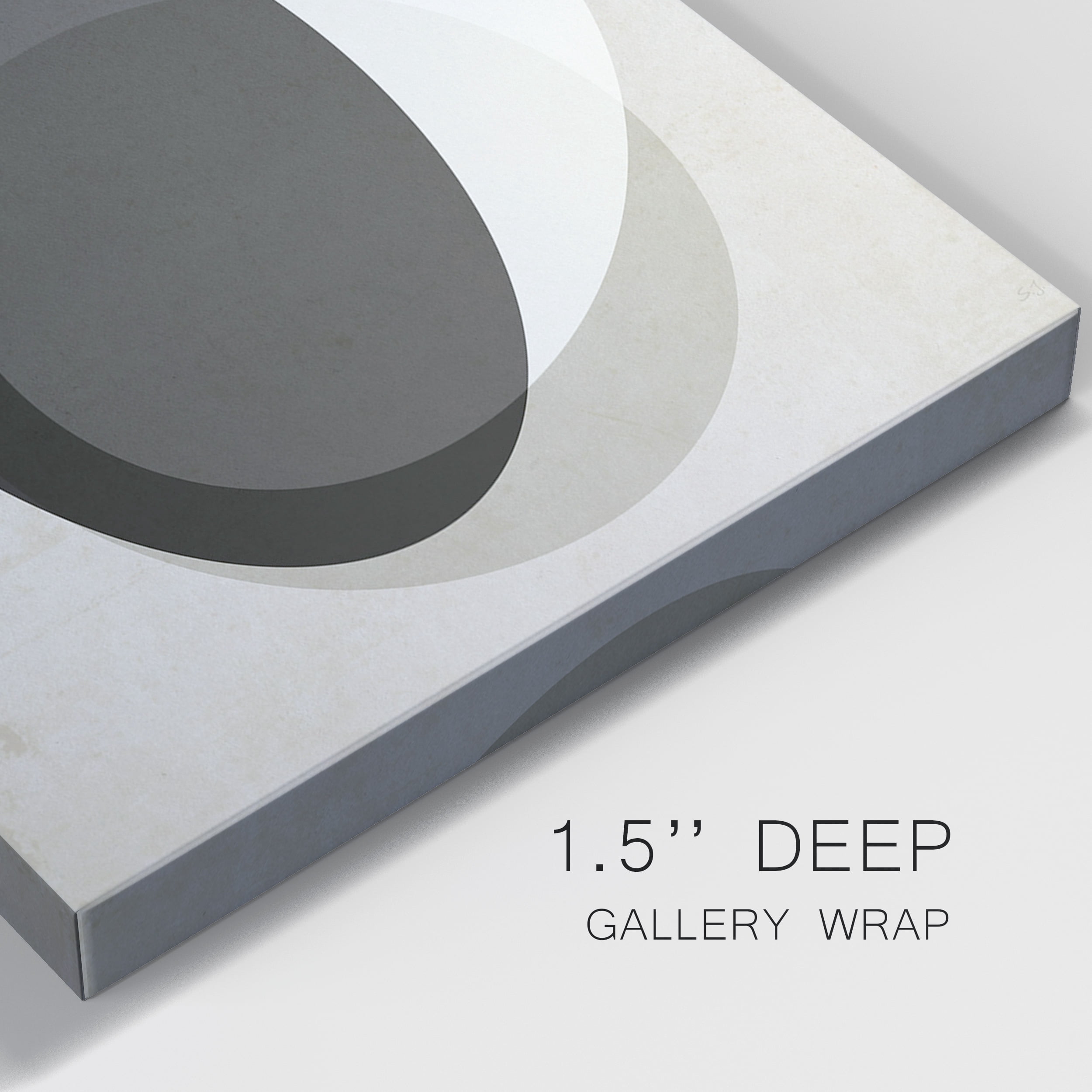 Moderniste Neutre I - Premium Gallery Wrapped Canvas - Ready to Hang Set of 2 - 16 x 16 Each