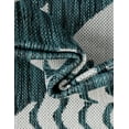 thumbnail image 3 of Unique Loom Outdoor Coastal Collection Area Rug - Pesci (2' x 5' 3" Runner Turquoise/Ivory), 3 of 6