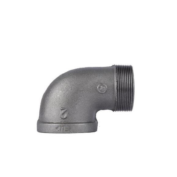 Codo de tubo exterior LDR Industries 2" negro 90°