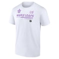 thumbnail image 2 of Men's White Toronto Maple Leafs NHL Hockey Fights Cancer T-Shirt, 2 of 3