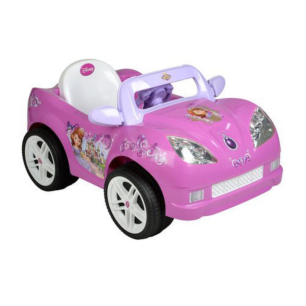 Disney Sofia the First Convertible Car 6-Volt Battery-Powered Ride-On - image 2 of 6