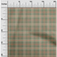 thumbnail image 1 of oneOone Organic Cotton Voile Fabric Tartan Check Printed Craft Fabric BTY 42 Inch Wide, 1 of 4