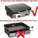 thumbnail image 4 of Grill Cover For Blackstone 22inch Tabletop Griddle With Hood And Also Fit For Coleman Roadtrip LX, LXX, LXE, 285 Camping Grills And Smoke Hollow 205 G, 4 of 5