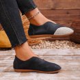 thumbnail image 5 of Viluyesy Womens Flat Loafers, Wide Width Soft Sole Slip-On Casual Comfortable Walking Shoes Black US8.5, 5 of 9