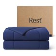 thumbnail image 1 of Edredón refrescante REST Evercool Full/Queen azul medianoche, 1 of 8