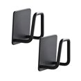 thumbnail image 1 of Oleegame 2PC Shower Soap Dish With Hook Punch-free Sponge Rack Stainless Steel Sponge Empty Water Rack Rag Storage Rack Sink Rack Black, 1 of 2