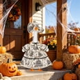 thumbnail image 4 of Sruoe Thanksgiving Day Porch Goose Outfits, 23 Inch Porch Goose Clothes, Goose Clothes Dress, Duck Sculpture Clothes for Lawn Statue Cement Statue Yard Patio Party Decoration, 4 of 9