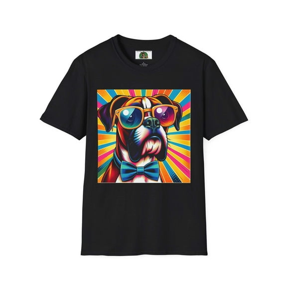 Pop Art Boxer1 Unisex Softstyle T-Shirt
