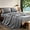 Grey, variant on Tencel Sheets, 100% Eucalyptus Lyocel Sheet Set, Soft Breathable & Cooling Sheets for Hot Sleepers, Silk Smooth Bed Sheets, 16" Deep Pocket - 4 Piece(White,Queen)