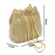 thumbnail image 5 of Bolso de noche para mujer, bolso tipo cubo con diamantes de imitación, bolso cruzado brillante, bolso de hombro para fiesta, boda, cita nocturna, dorado, 5 of 8