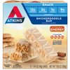 Atkins Snickerdoodle Snack Bar, Made with B Vitamins, Steady Energy, Gluten Free, 12g Protein, 5 Count