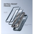 thumbnail image 4 of Dexnor pour Google Pixel 9 Pro Étui avec Cache Coulissant pour Caméra et Protecteur d'Écran Intégré et Béquille Robuste, Étui de Protection Intégrale Pare-Chocs Robuste pour Pixel 9 Pro 2024, Bleu, 4 of 8