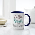 thumbnail image 4 of CafePress - Coffee Scrubs And Stethoscopes - 11 oz Ceramic Mug - Novelty Coffee Tea Cup, 4 of 4