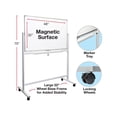 thumbnail image 5 of Excello Global Products Dry-Erase Mobile Whiteboard Aluminum Frame 48" x 32" (EGP-HD-0066), 5 of 5