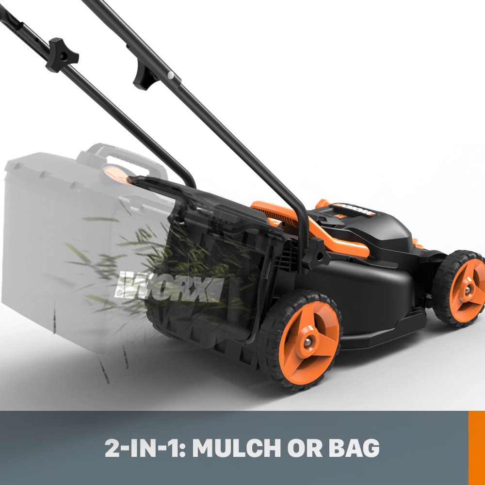 Worx WG779.9 40V Power Share 4.0Ah 14" Cordless Lawn Mower (Tool Only) - image 3 of 10