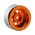 thumbnail image 4 of ZLight 1.0 Inch 7.5mm Hex 28.5mm Metal Wheel Rims For 1/18 1/24 Fcx24 Crawler Accessory Orange, 4 of 6
