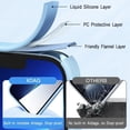 thumbnail image 5 of Square Liquid Silicone Case for Samsung Galaxy S23 Plus Ultra 360 Protective Soft Fabric Phone Back Cover S22 23 S23Ultra Armor, 5 of 5
