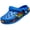 Blue, variant on Toddler Boys Girls Cartoon Clogs Kids Slip On Lightweight Garden Shoes Beach Sandals