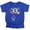 Vintage Royal Shirt, variant on 5th Birthday Rocket Astronaut Themed T-Shirts with Moon Balloon and Planets for Boys and Girls Black Shirt 4T
