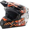 GMAX MX46 Hooper Youth Helmet Black/Orange Md G3468251 TC-6