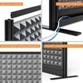 thumbnail image 6 of Stand Up Desk Store Studio Modular Wall and Sound Absorbing Room Divider | Sound Dampening Acoustic Panels for Office Cubicle | Noise Reduction and Noise Canceling Office Partition (70'' x 70''), 6 of 7