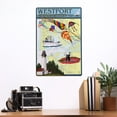 thumbnail image 2 of Westport, Washington, Nautical Chart (12x18 Aluminum Art, Indoor Outdoor Metal Sign Decor), 2 of 5