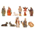 thumbnail image 2 of Juego de 11 Uds figura religiosa de Resina del Nacimiento de Jesús Macarena estatuilla de jesús, 2 of 8