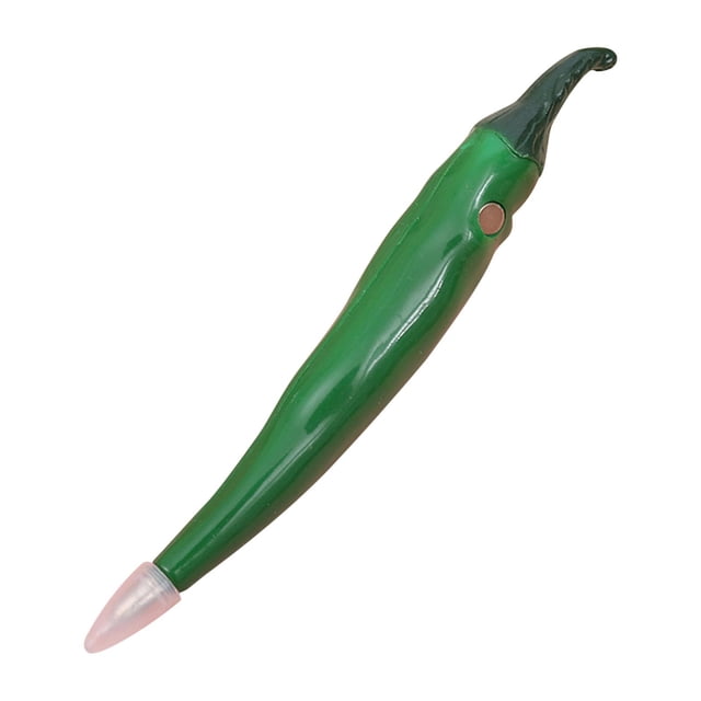 Bolígrafo de Tinta Negra de 10 Ml con Diseño de Verduras, Magnético, Fácil de Guardar, con Forma de Berenjena, Pimiento, Zanahoria y Pepino.