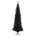 thumbnail image 1 of Vickerman 16863 - 6.5' x 23" Black Pencil 250 Clear Lights Christmas Tree (K862966), 1 of 1