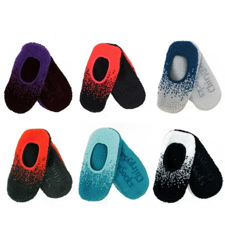 

BambooMN Brand - Fuzzy Gradient Comfort Slippers - Assortment 6A - size M - 6 Prs