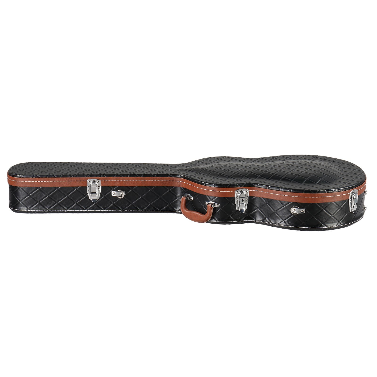 LINJH Wooden Guitar Case Fits 335 Style Semi-Hollow Electric Guitars,Lockable