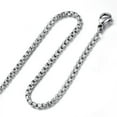 thumbnail image 3 of 2/3/4/5/7mm Stainless Steel Women Mens Rolo Box Link Chain Necklace Bracelet Hot, 3 of 9