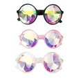 thumbnail image 4 of Round Glasses Retro Gothic Sunglasses Vintage Eyewear Transparent Goggles Multicolor, 4 of 8